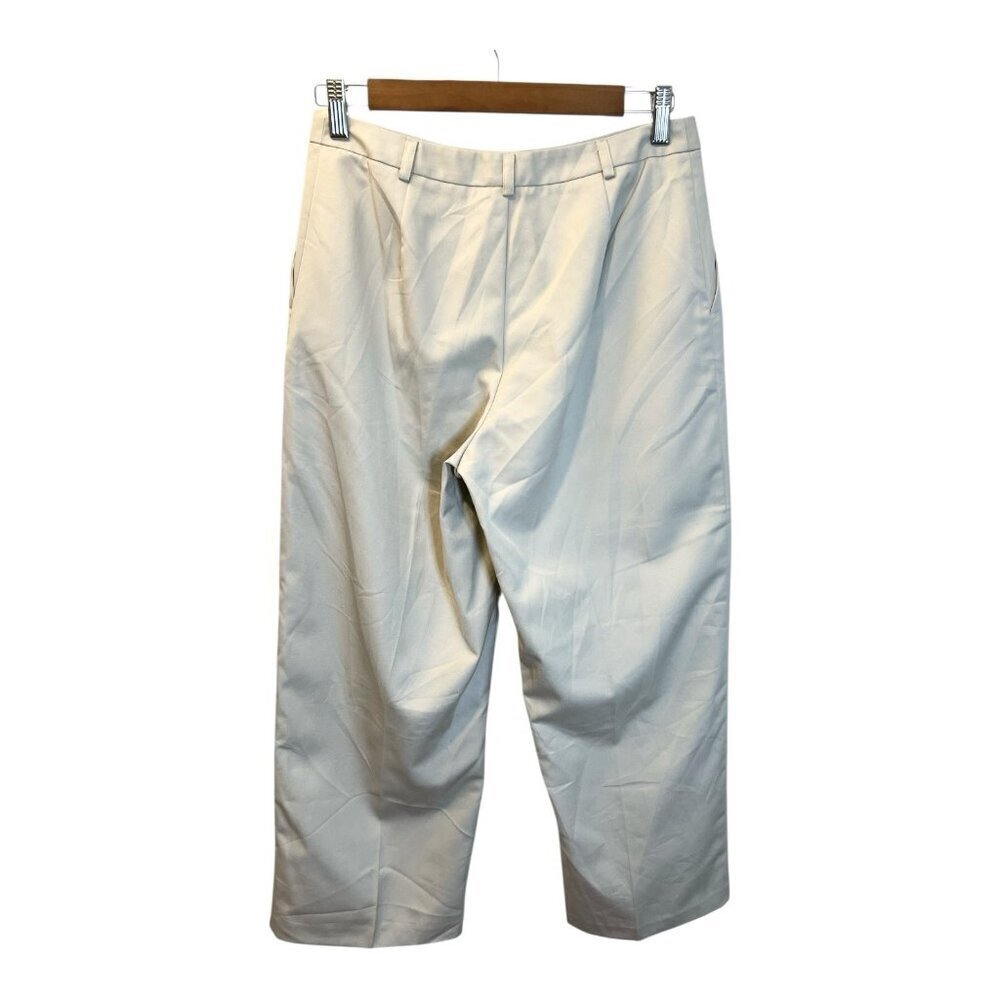 J. Crew Women’s Ankle Length Khaki Pants Sz 8 Summer Coastal Preppy Lightweight - Picture 3 of 7